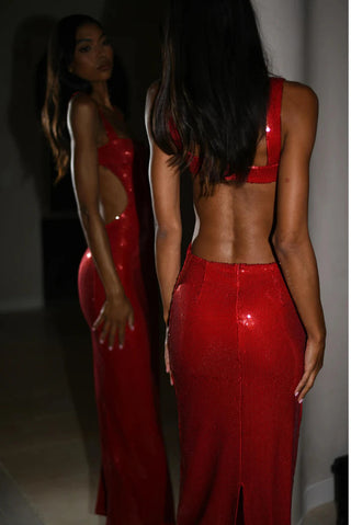 Sequin Maxi Dress