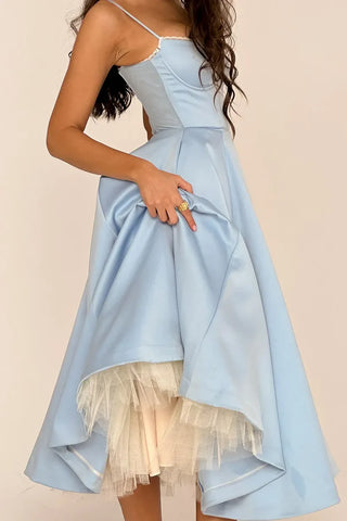 Sculpted Bodice Midi Dress