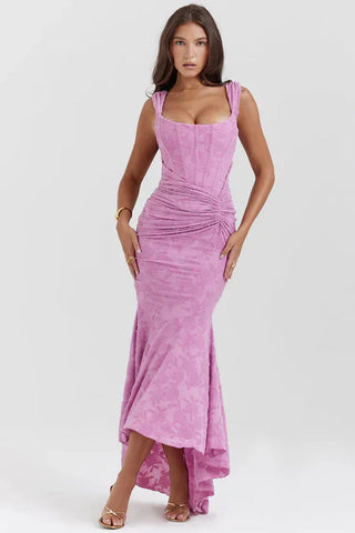 Sculpted Corset Midi Dress