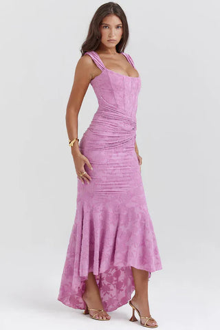 Sculpted Corset Midi Dress