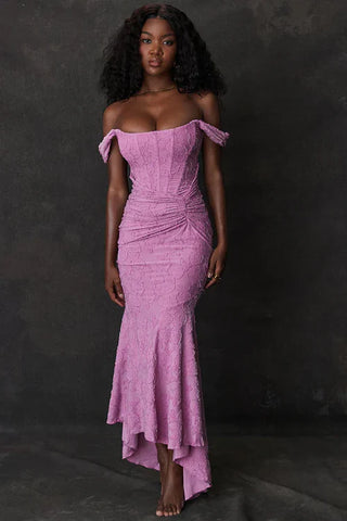 Sculpted Corset Midi Dress